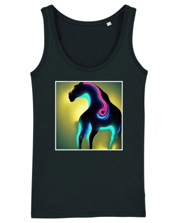 abstract horse Black