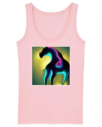 abstract horse Cotton Pink