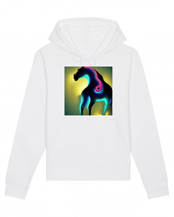 abstract horse White