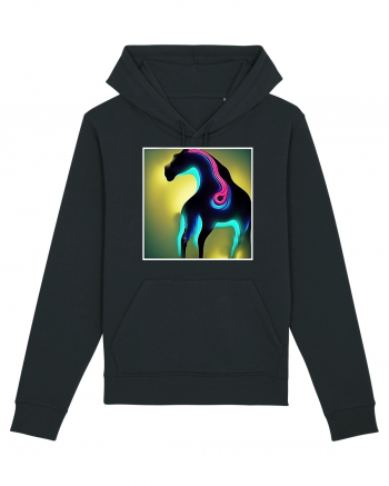 abstract horse Black