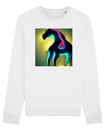 abstract horse White