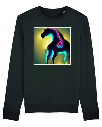 abstract horse Black