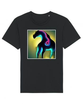 abstract horse Black