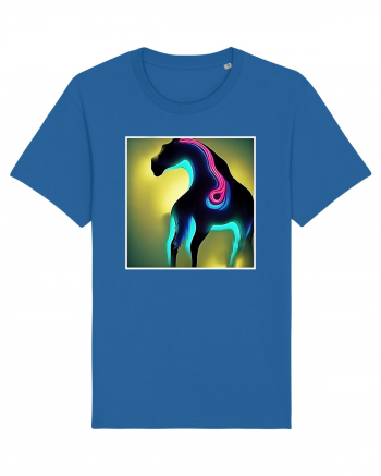 abstract horse Royal Blue