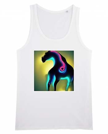 abstract horse White