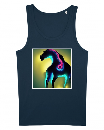 abstract horse Navy