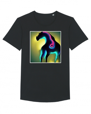 abstract horse Black