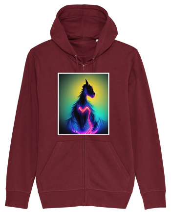 magical horse Burgundy