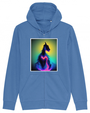 magical horse Bright Blue