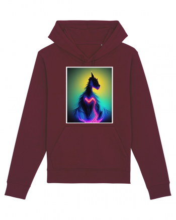 magical horse Burgundy