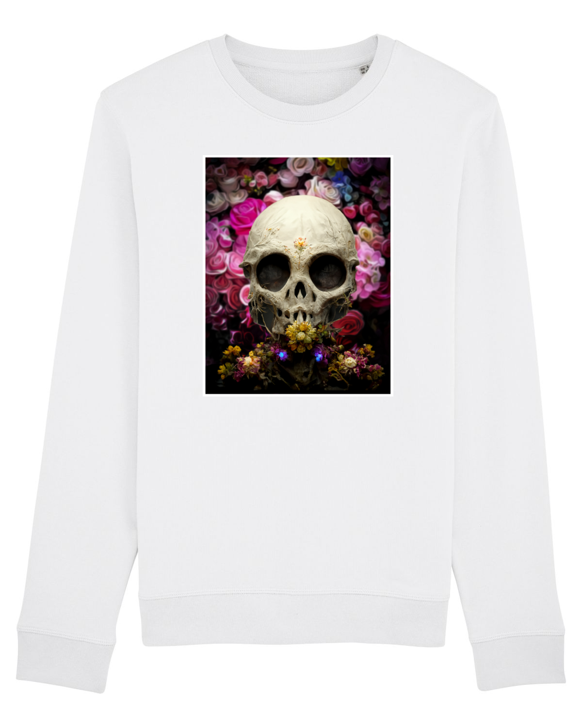 Bluză mânecă lungă Unisex Rise White