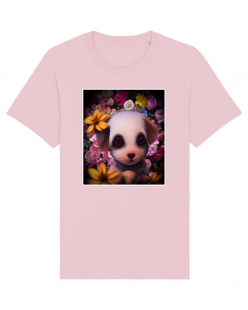 cute doggy Cotton Pink
