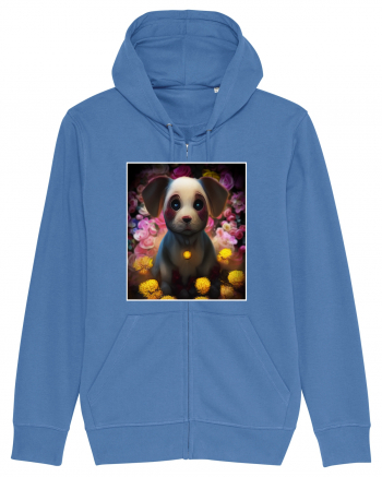 very cute dog Bright Blue