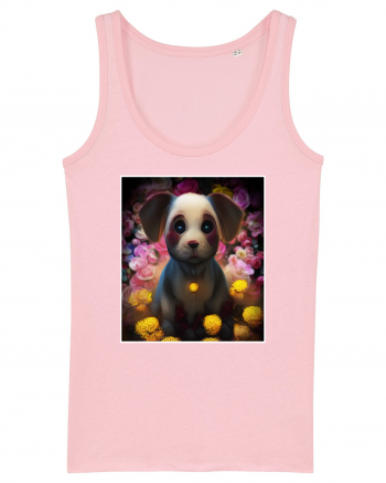 very cute dog Cotton Pink