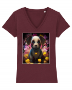 very cute dog Tricou mânecă scurtă guler V Damă Evoker