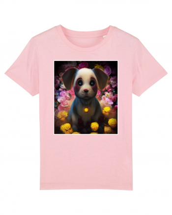 very cute dog Cotton Pink