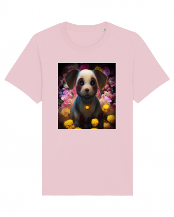 very cute dog Cotton Pink