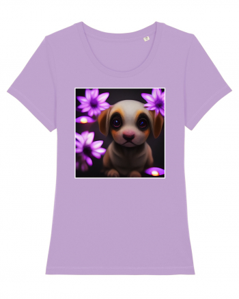 cute puppy Lavender Dawn