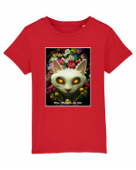 white cat Tricou mânecă scurtă  Copii Mini Creator