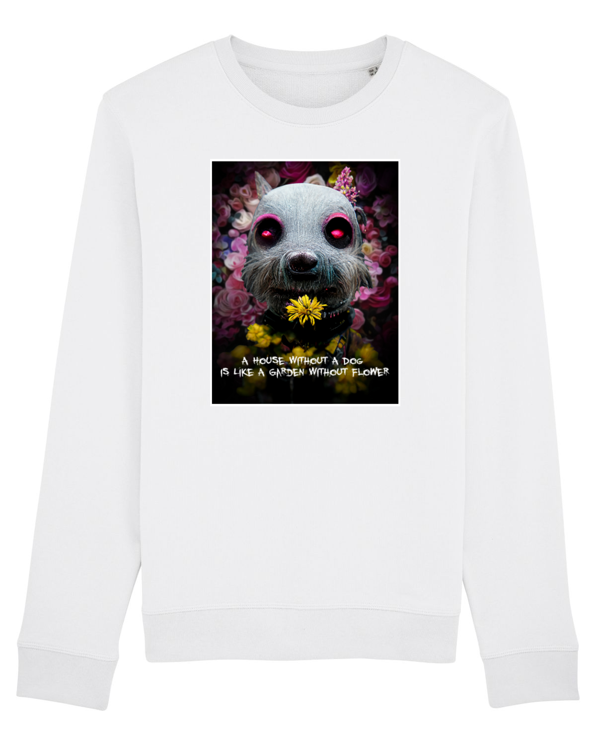 Bluză mânecă lungă Unisex Rise White