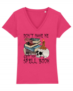 Don't Make Me Get My Spell Book Tricou mânecă scurtă guler V Damă Evoker