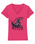 Not Your Basic Witch Tricou mânecă scurtă guler V Damă Evoker