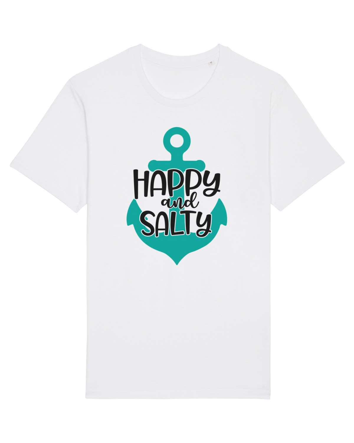 Tricou mânecă scurtă Unisex Rocker White
