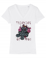 Thinking of You Tricou mânecă scurtă guler V Damă Evoker