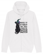 Witch Switch Cat Hanorac cu fermoar Unisex Connector