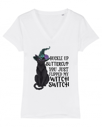 Witch Switch Cat White