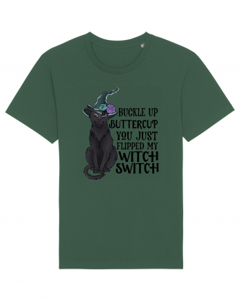 Witch Switch Cat Bottle Green