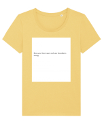 Life 459 Tricou mânecă scurtă guler larg fitted Damă Expresser