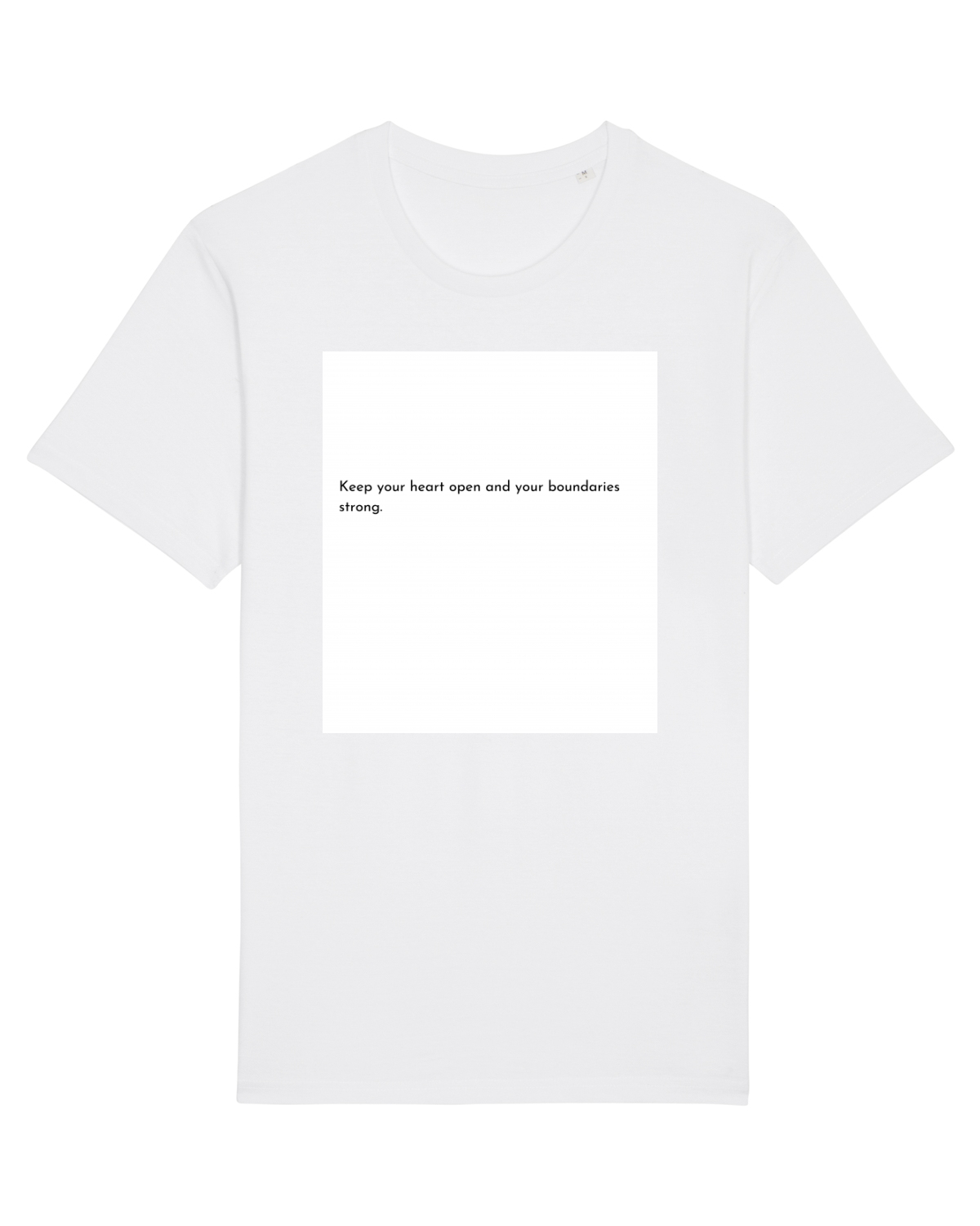 Tricou mânecă scurtă Unisex Rocker White