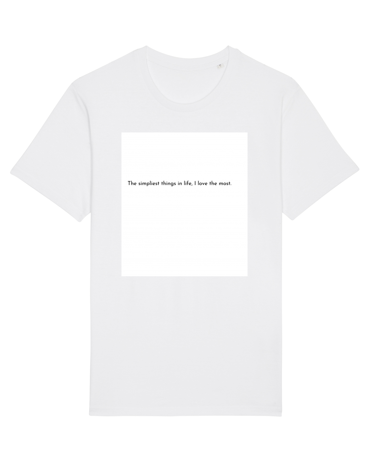 Tricou mânecă scurtă Unisex Rocker White