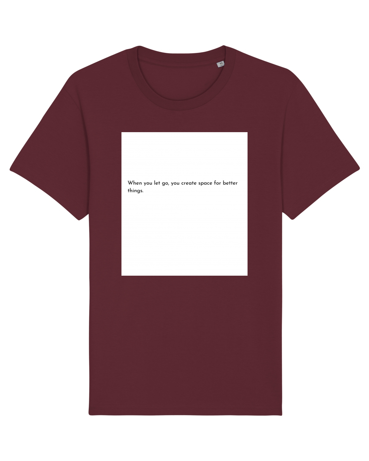 Tricou mânecă scurtă Unisex Rocker Burgundy