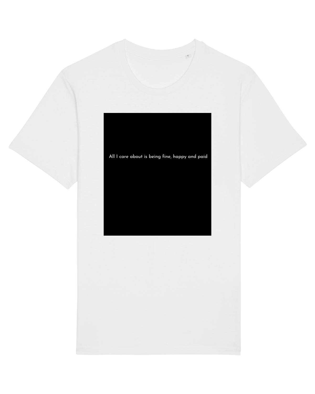 Tricou mânecă scurtă Unisex Rocker White