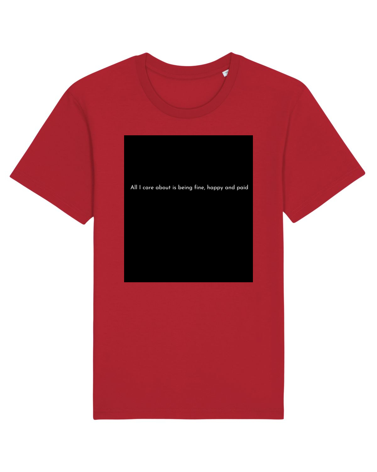 Tricou mânecă scurtă Unisex Rocker Red