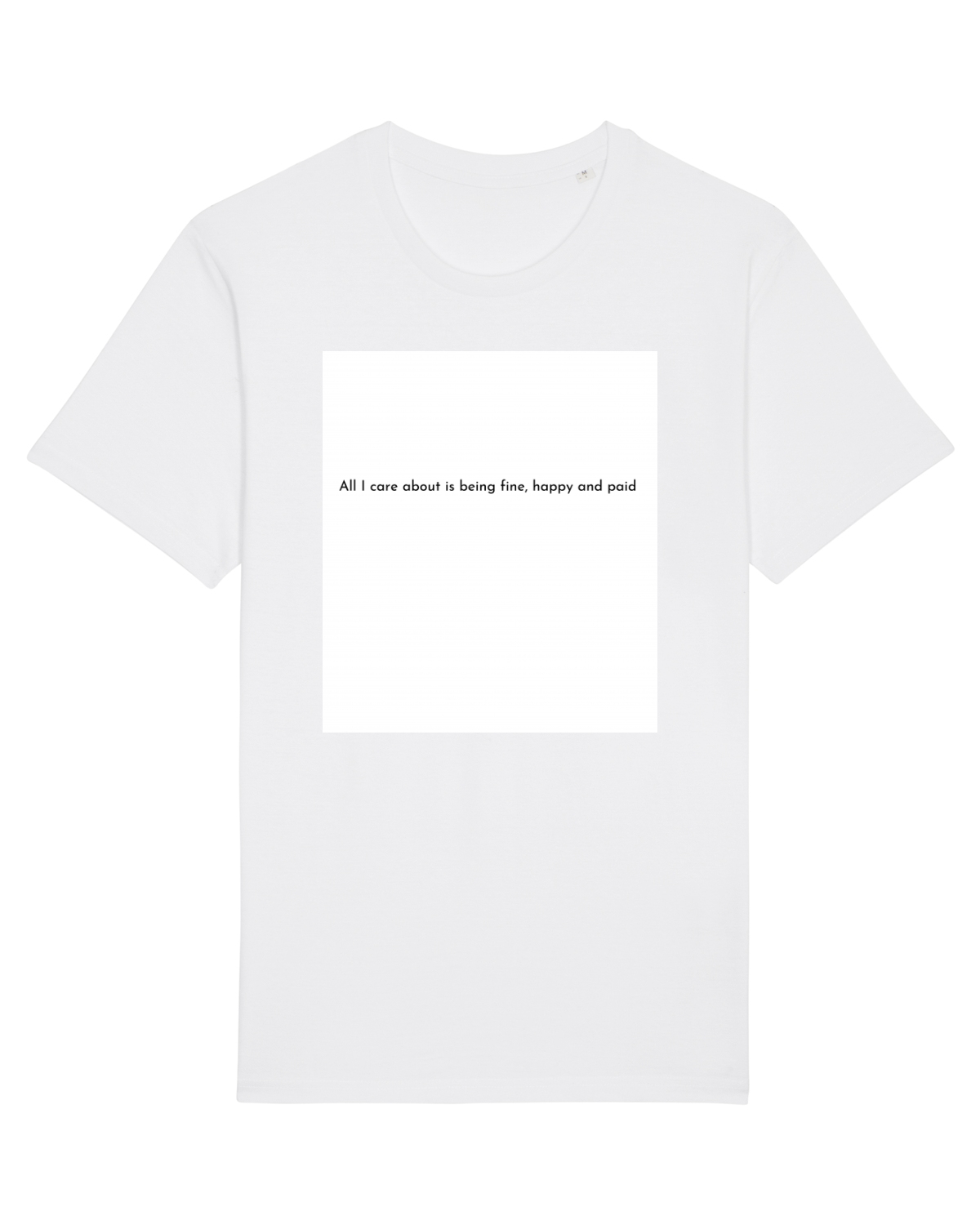 Tricou mânecă scurtă Unisex Rocker White
