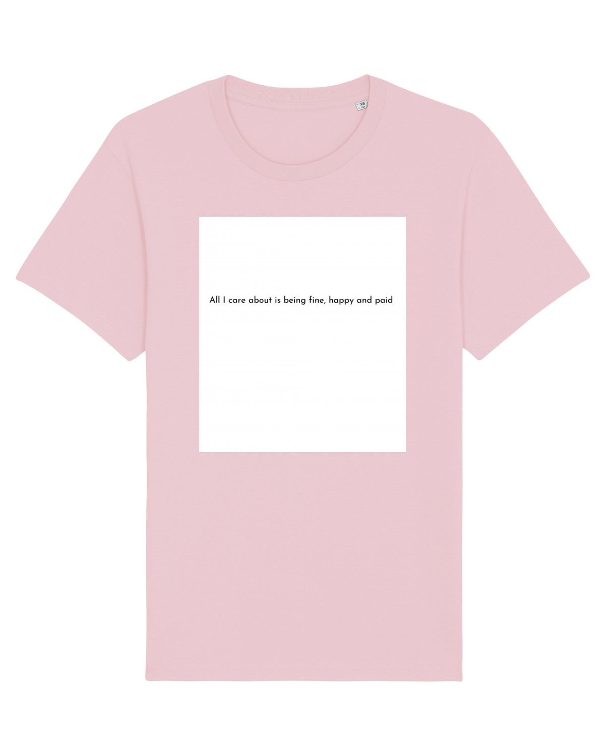 Tricou mânecă scurtă Unisex Rocker Cotton Pink