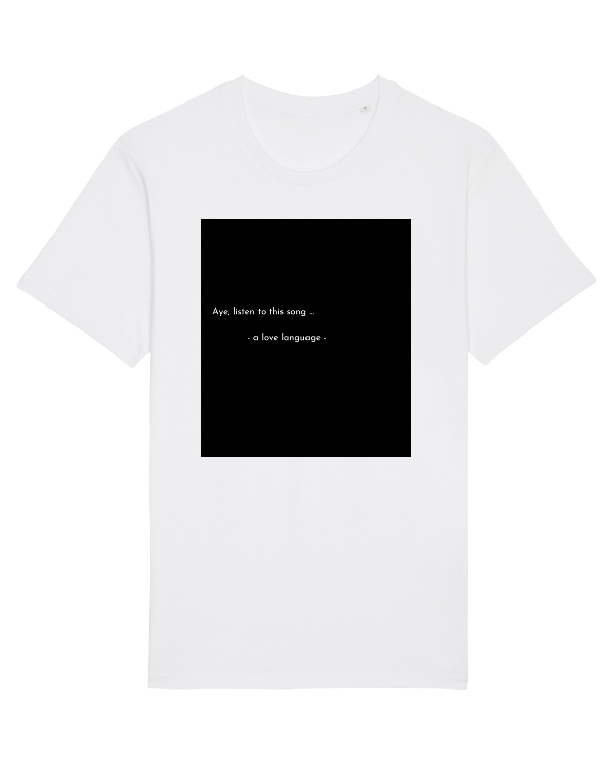 Tricou mânecă scurtă Unisex Rocker White