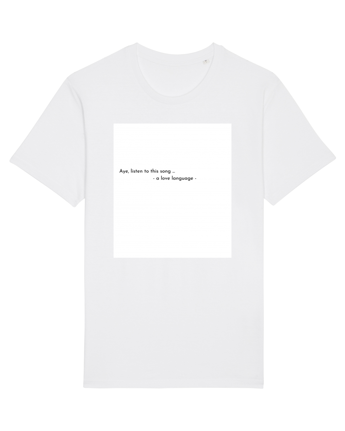 Tricou mânecă scurtă Unisex Rocker White