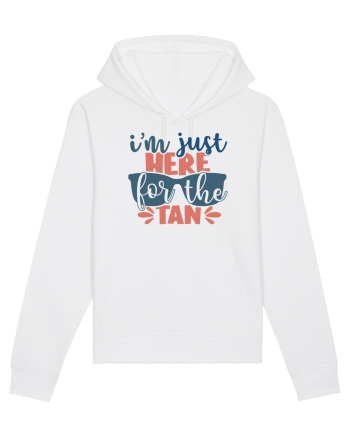 I'm just here for the tan White
