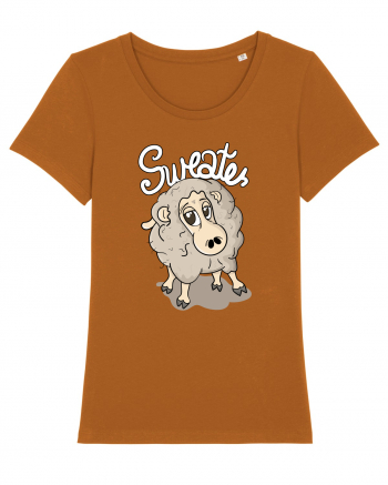 Light brown sweater sheep Roasted Orange