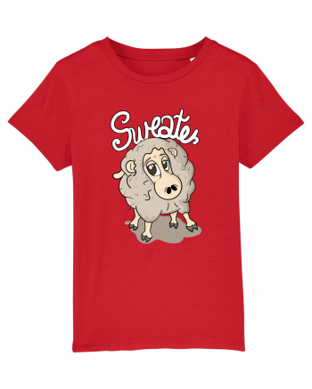 Light brown sweater sheep Red