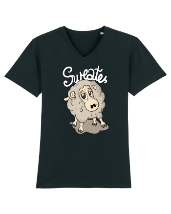 Light brown sweater sheep Black