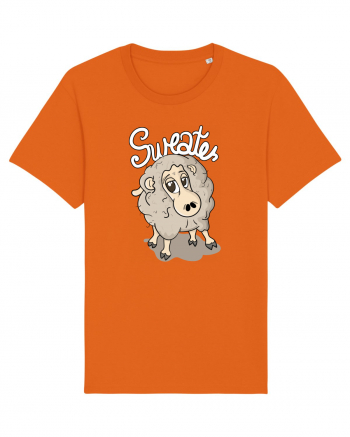 Light brown sweater sheep Bright Orange