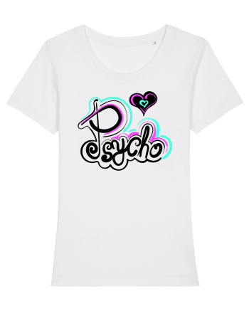 Psycho text White