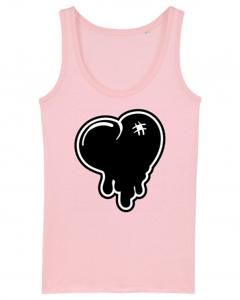 Black heart Cotton Pink