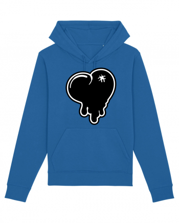 Black heart Royal Blue