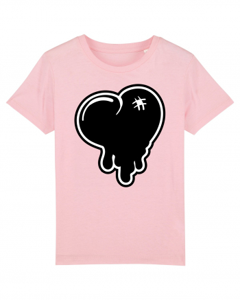 Black heart Cotton Pink